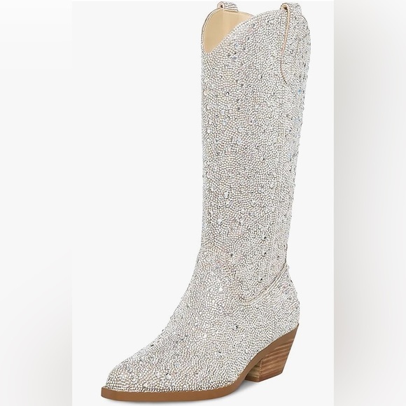 Sparkly Cow Girl Boots - Picture 1 of 5